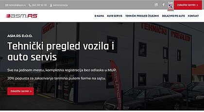 ASM.RS project homepage desktop preview