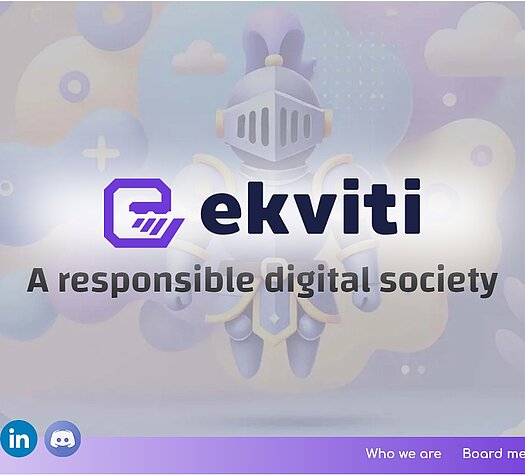 Ekviti project homepage preview